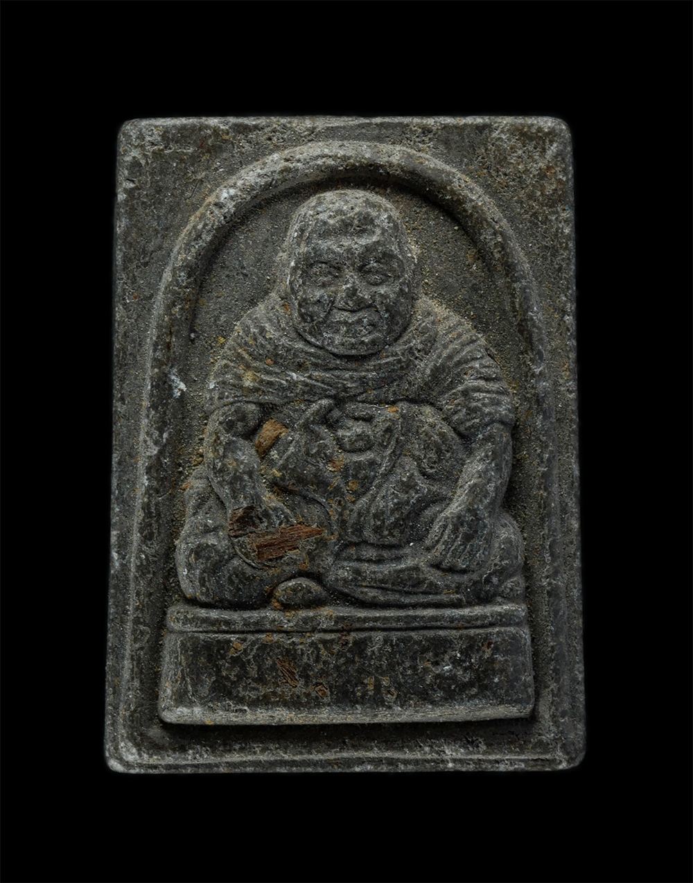 23Jul24 (81)p.jpg - พระผงหลวงพ่อจำเนียร วัดถ้ำเสือ จ.กระบี่ เนื้อดินเจ็ดป่าช้า ผงว่าน ผงใบลาน มหาลาภ เมตตา มหานิยม พระเก่าสวย มวลสารดี | https://kamulet.in.th